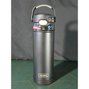 Thermos Water Bottle, Black, 16oz